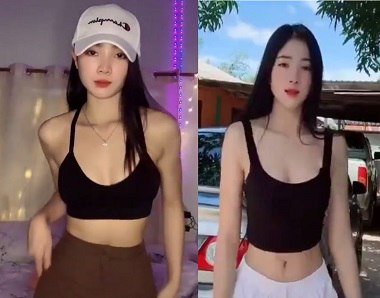 Cô gái đẹp trên TikTok đã chia sẻ bướm hồng xinh xắn trên mạng xã hội