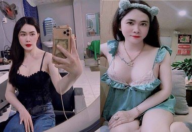 Trong nhà nghỉ, Thanh Vy nhún nhảy với bạn trai