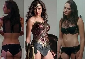 Với VLXX, Wonder Woman Gal Gadot để lộ cặp vú hấp dẫn đáng yêu